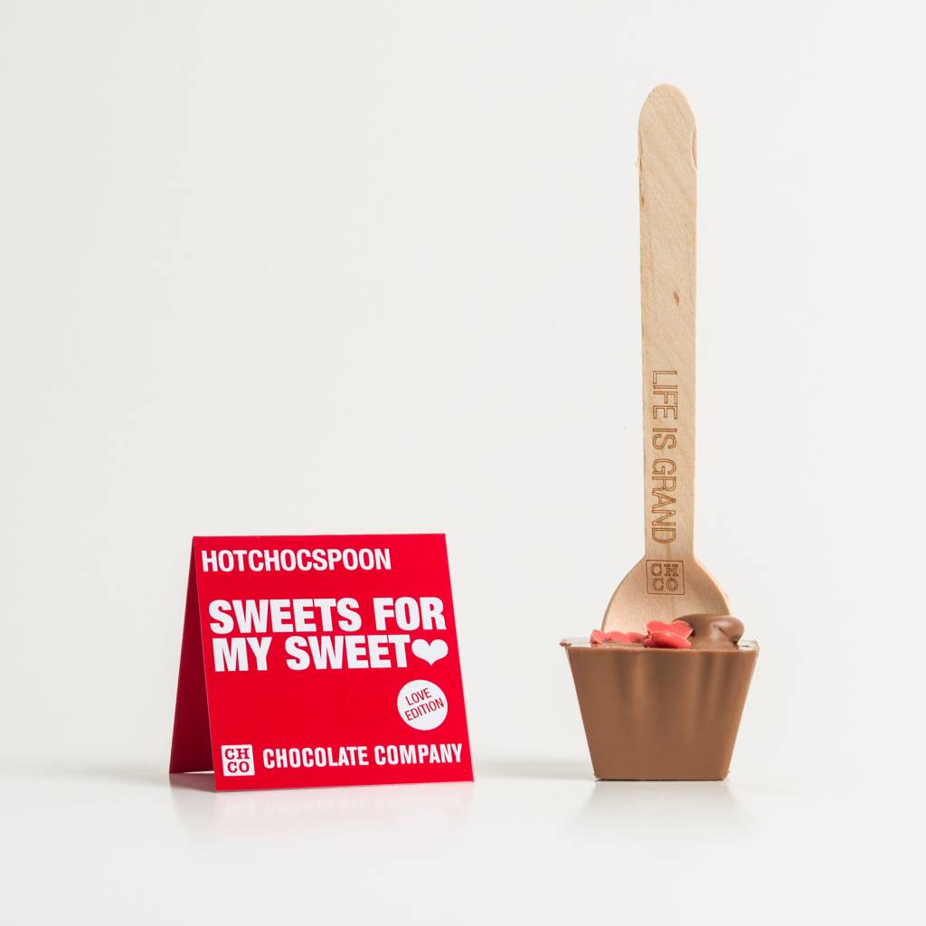 LOVE EDITION HOTCHOCSPOON (Milk) Chocolate Spoon amazing handmade chocolate online